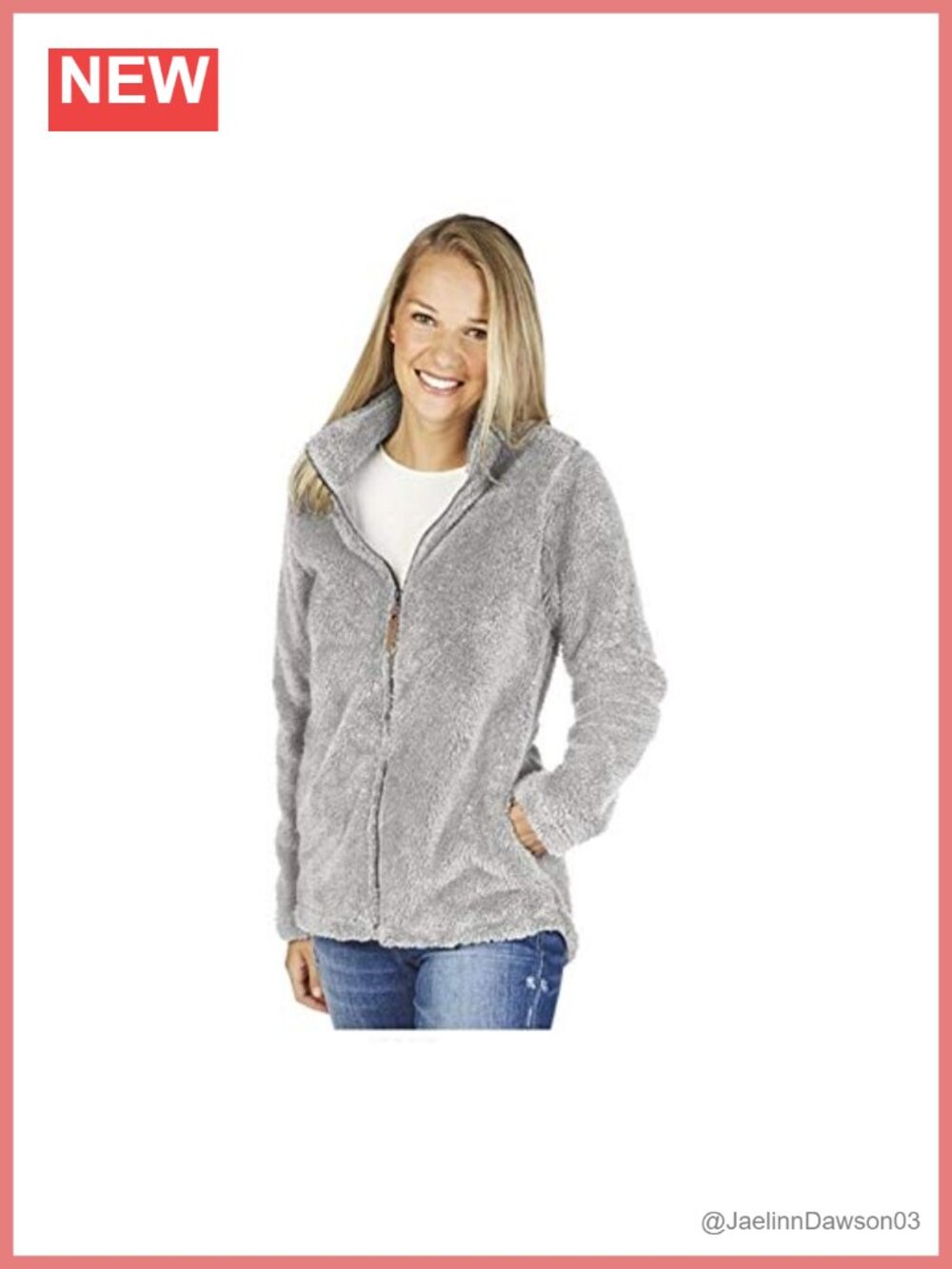 Full Zip Fleece Jacket Stand-Up Collar Mock Neck Polyester Fleece